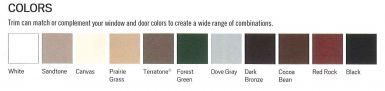 Andersen Exterior Trim Colors