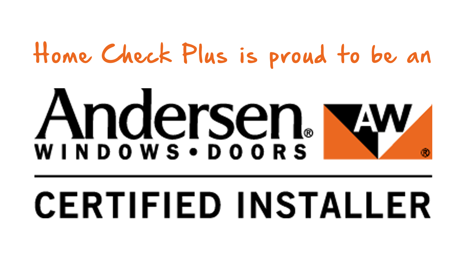 Certified Andersen Installer