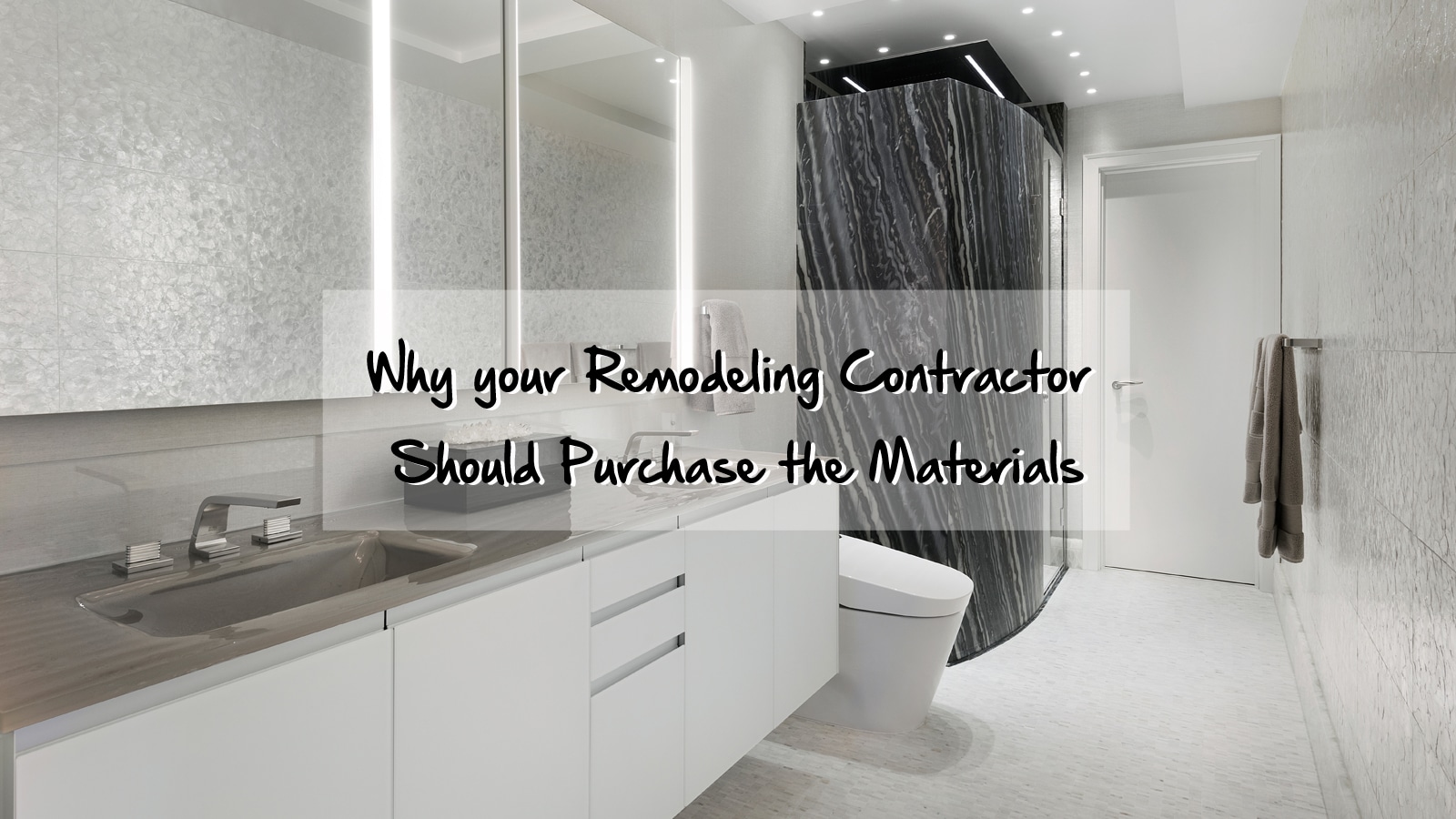 Why your Remodeling Contractor Should Purchase the Materials
