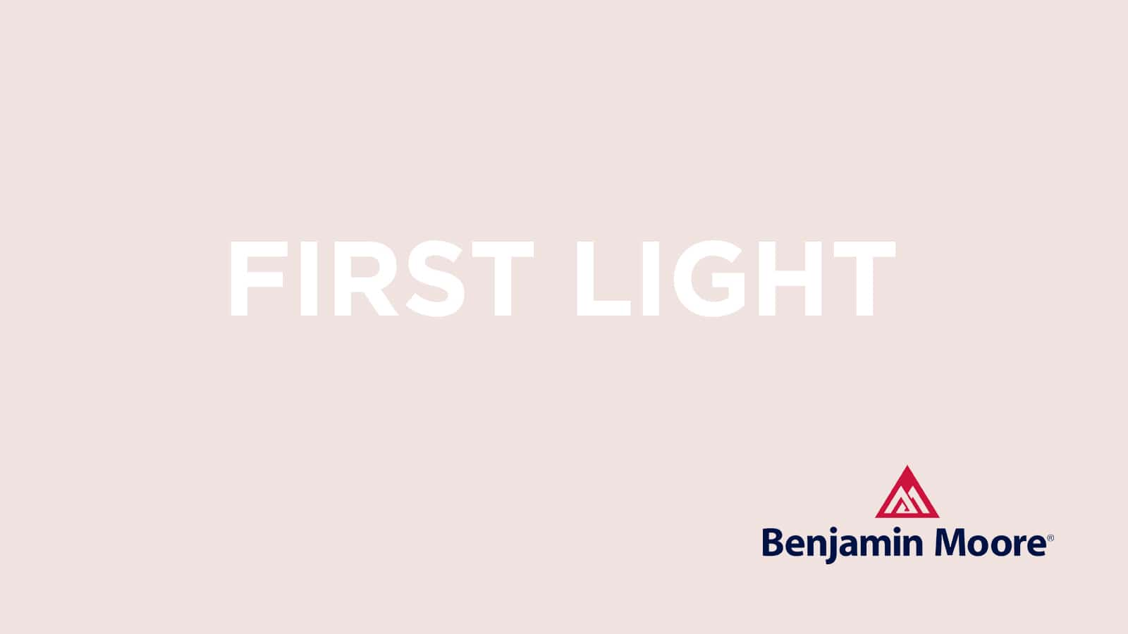 2020 Colors of the Year-Ben Moore First Light