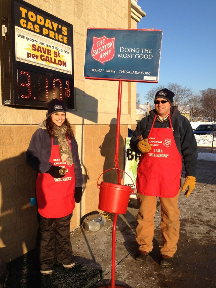Rachel & Dale – Salvation Army Bell Ringing