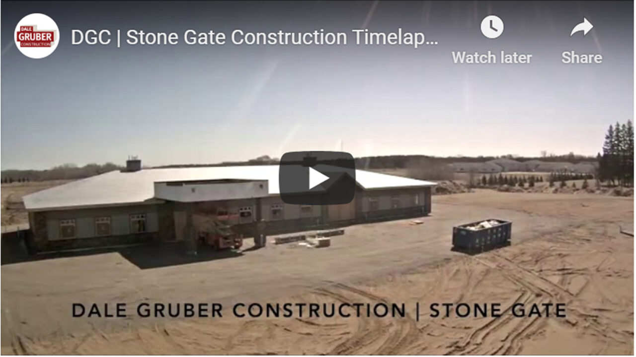 Stone Gate Construction Timelapse Video! Dale Gruber Construction