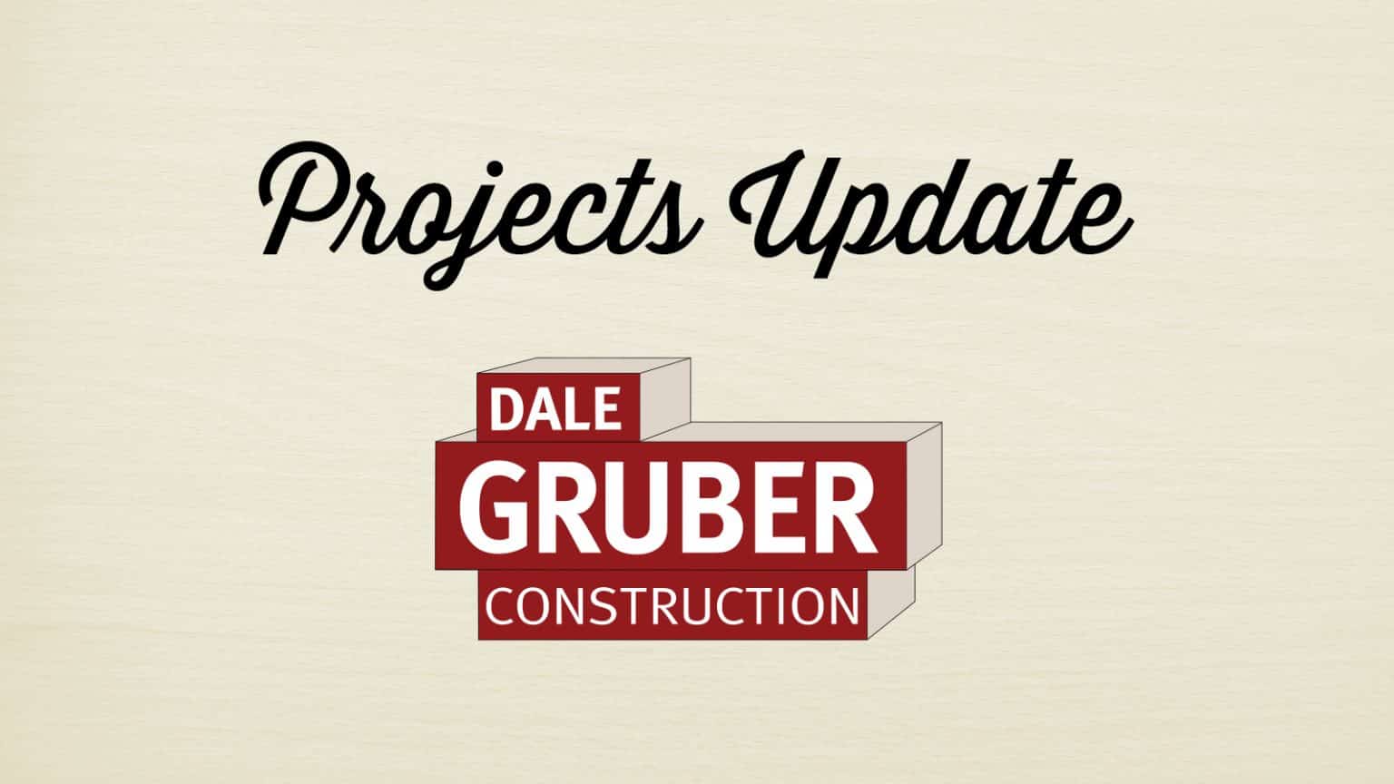 Projects update