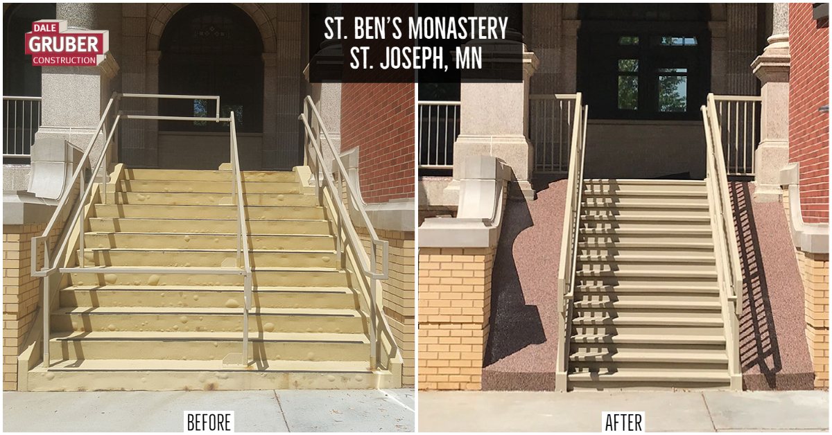 St. Ben’s Monastery – Stair Renovation (1)