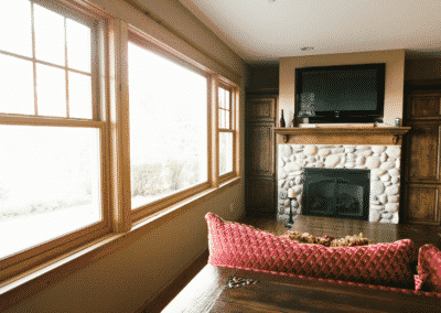 Interior Windows Fireplace