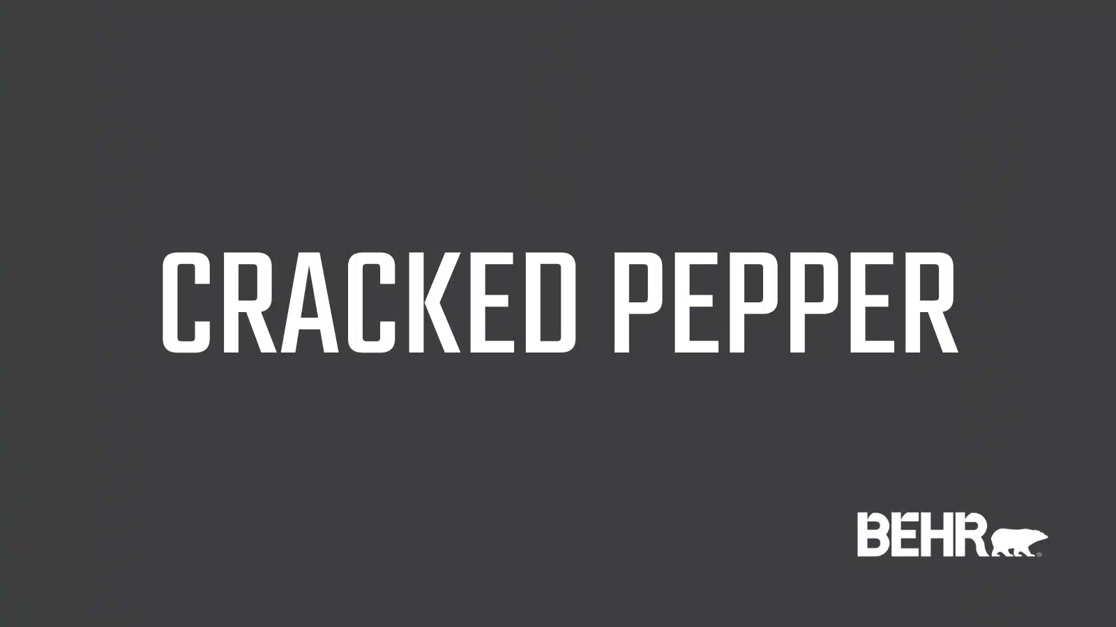 Behr Cracked Pepper