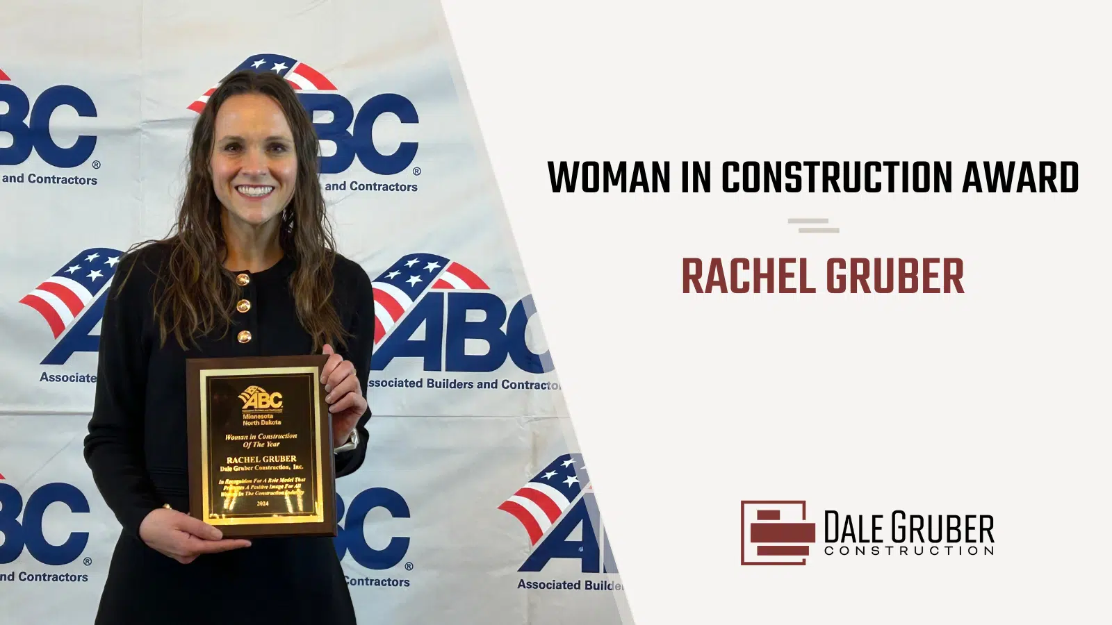 Rachel Gruber Receives Woman in Construction of the Year Award!